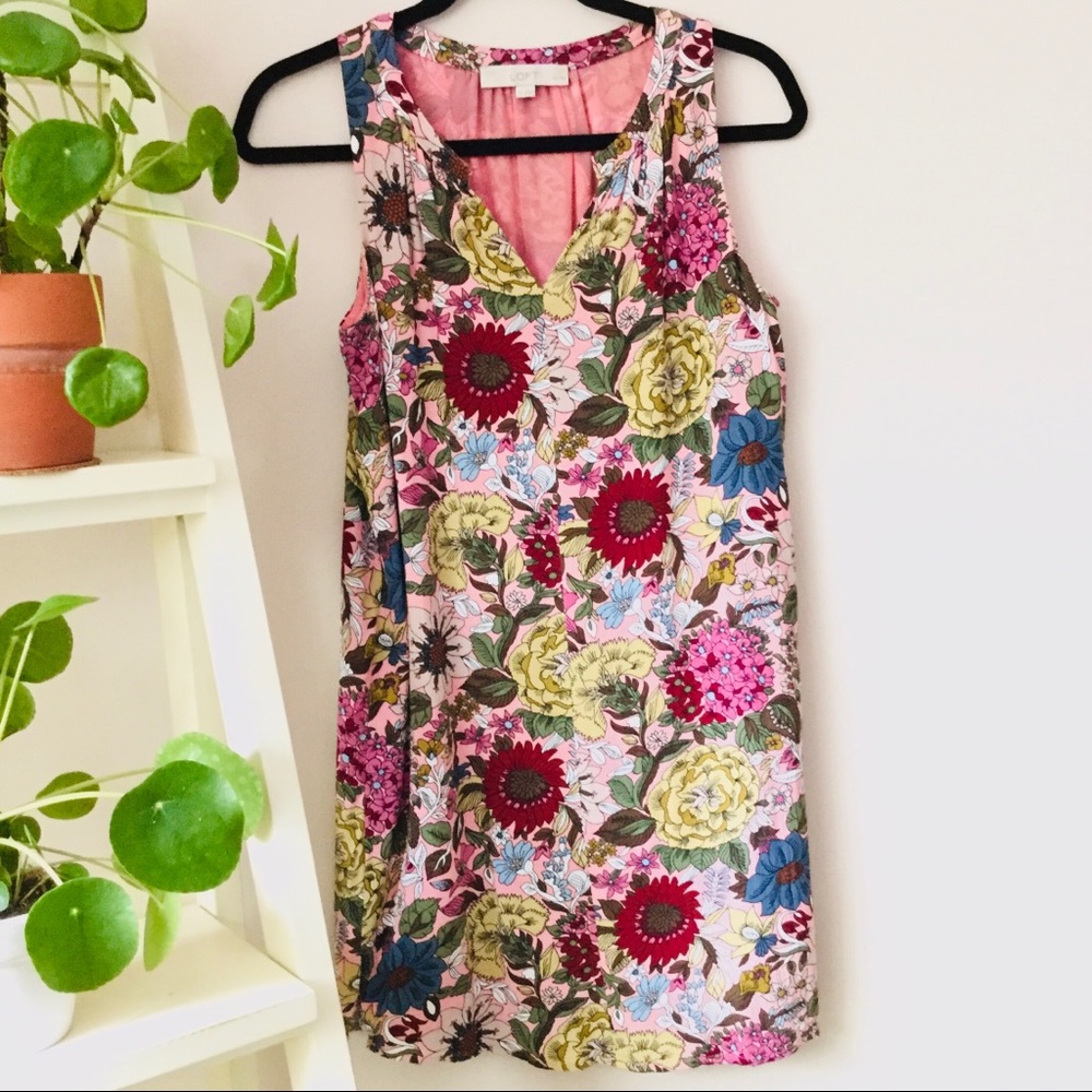 関税込 SATUADAY CLUB Floral Print Sleeveless Shift Dress Floral Print Sleeveless Shift Dress – SaturdayClub International